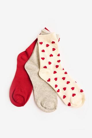 3 PACK ANKLET SOCKS-4-7