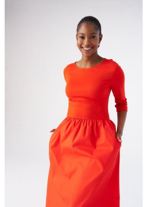DRESS ORANGE - XXL - Burnt Orange | MILADYS