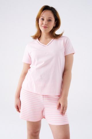 PRINTED SHORT SLEEP SET