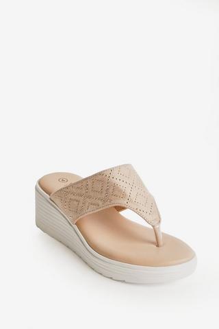 WONDERFIT HEELED THONG SANDALS