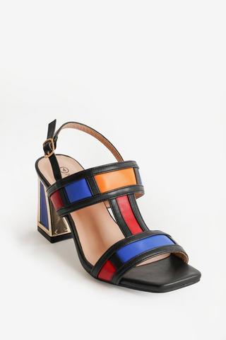 COLOURBLOCK BLOCK HEELS