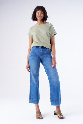 WIDE LEG PULL ON JEGGINGS