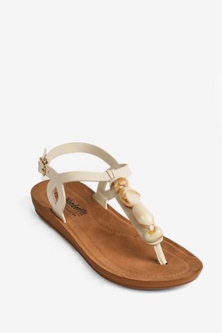 WONDERFIT BEADED SANDALS