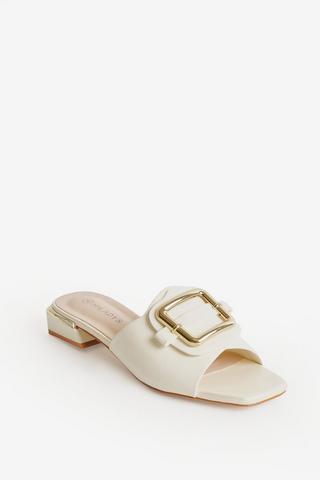 MULE SANDALS WHITE