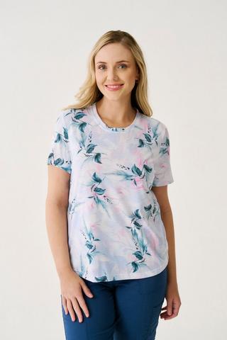 FLOWER PRINT TEE