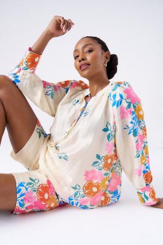 FLORAL PRINT SHORTS