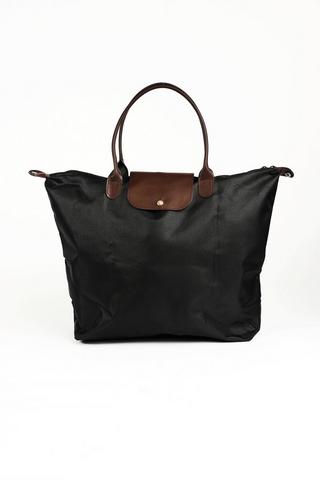 FOLDABLE TOTE BAG BLACK