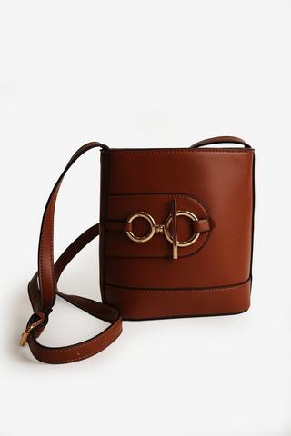 BUCKET BAG BROWN