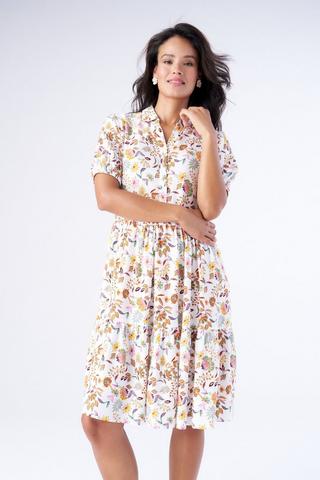 PAISLEY PRINT SHIRT DRESS