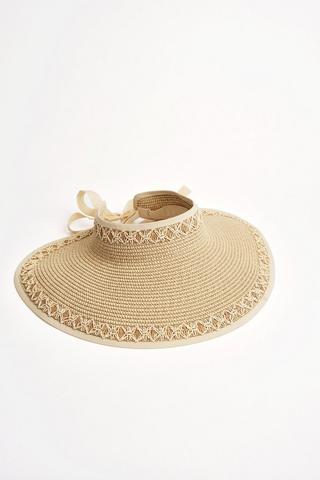 WIDE BRIM VISOR HAT