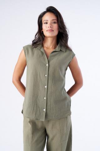 WASHER COTTON SHIRT FATIGUE