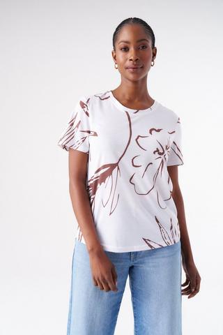LEAF PRINT TEE