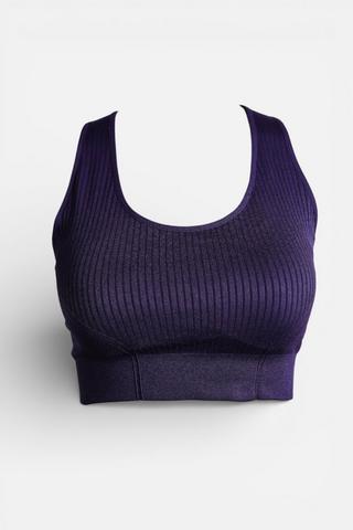 SEAMLESS SPORTS BRA BLUE