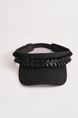 FRILL VISOR BLACK