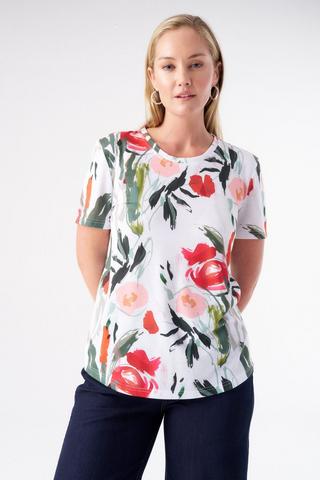 FLORAL PRINT TEE