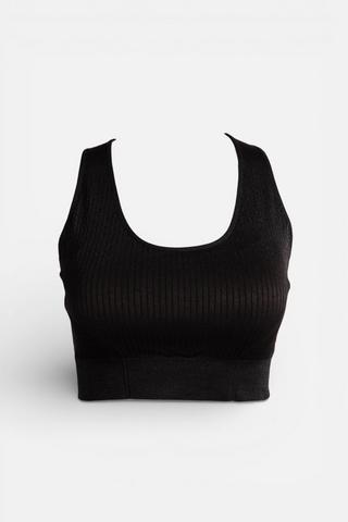 SEAMLESS SPORTS BRA BLACK