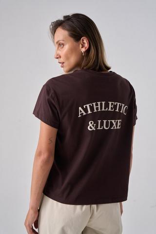 GYM TEE CHOCOLATE BROWN