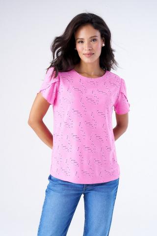 ANGLAISE TOP PINK