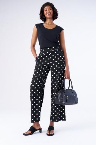 SPOT WIDELEG PANTS