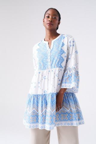 ABSTRACT PRINT TUNIC