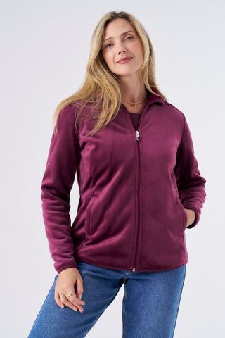 SHERPA JACKET BURGUNDY