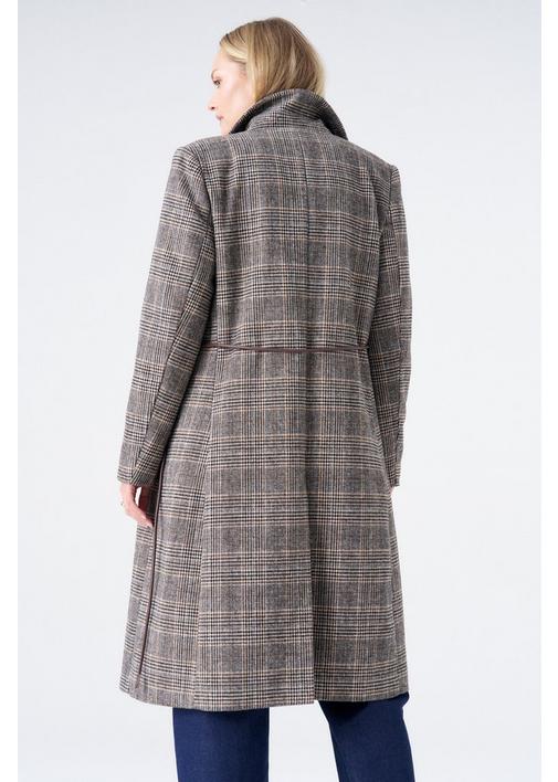 MELTON CHECK COAT,Sheet Street,natural,,natural,miladys,plain