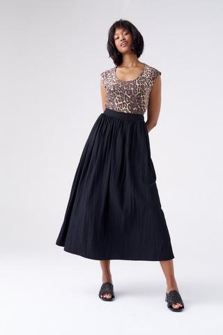 FULL CIRCLE SKIRT BLACK