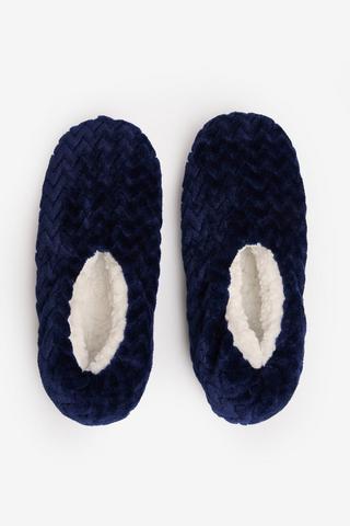 SLIPPER PUMPS NAVY
