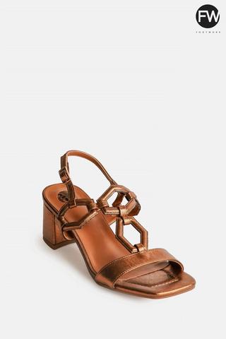 T-BAR BLOCK HEELS - Footwork