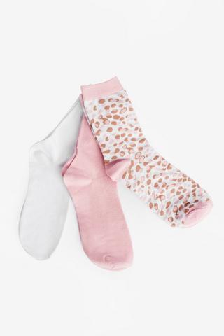 3 PACK SOCKS-4-7