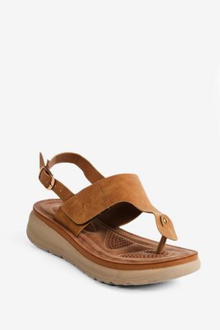 THONG SLINGBACK SANDALS - Pierre Cardin
