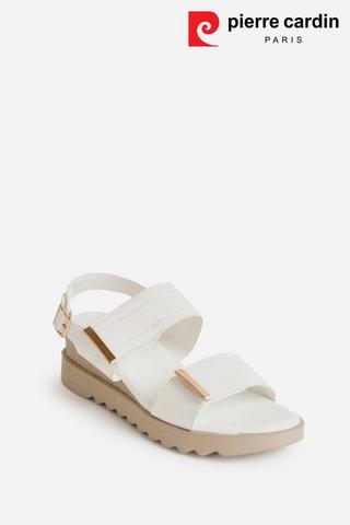 VELCRO WEDGE SANDALS - Pierre Cardin