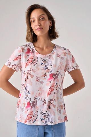 FLORAL PRINT TEE