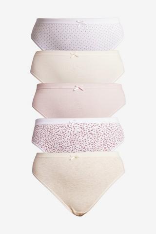 5 PACK HIGH CUT PANTIES