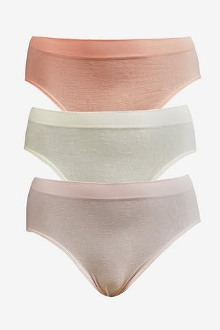 3 PACK HIGH CUT PANTIES