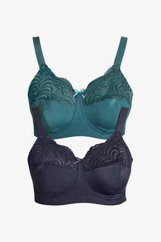 2 PACK NON WIRED NON PADDED BRA