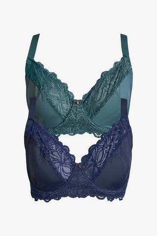 2 PACK NON PADDED UNDERWIRE BRA
