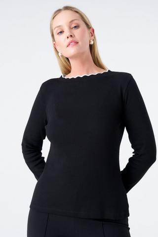 RIB TOP BLACK