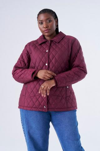 PUFFER JACKET BURGURNDY