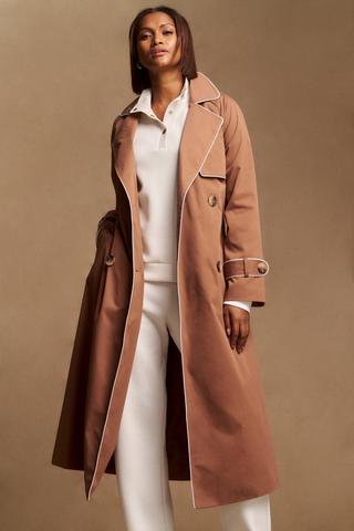 TRENCH COAT WITH TIPPING