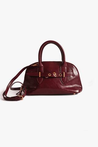 DOME BAG BURGUNDY