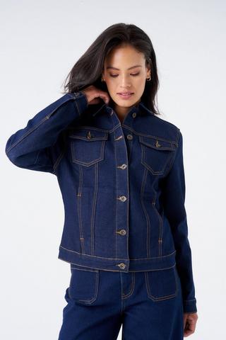 DENIM TRUCKER JACKET INK