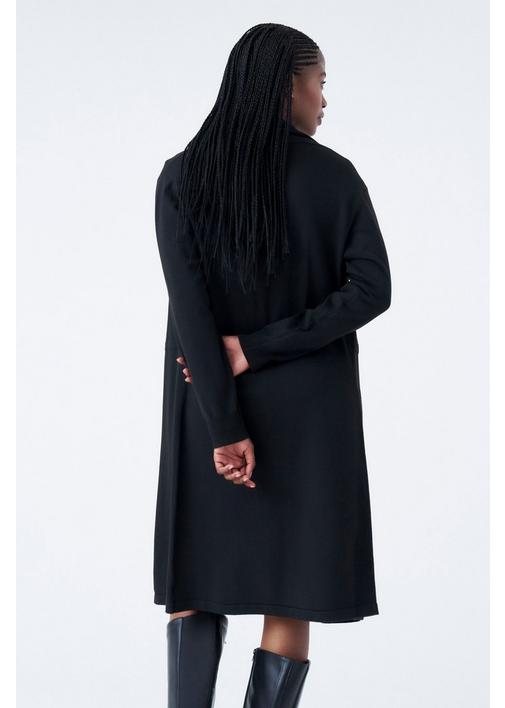 トップス archive midas lace fabric long cardigan LONGER LENGTH KNIT CARDIGAN BLACK | MILADYS