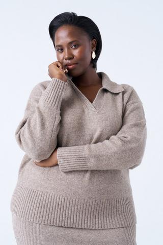 KNIT TOP NATURAL