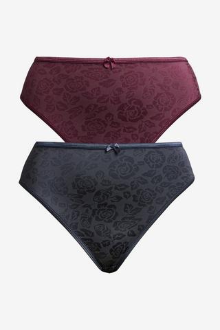 2 PACK HIGH CUT PANTIES