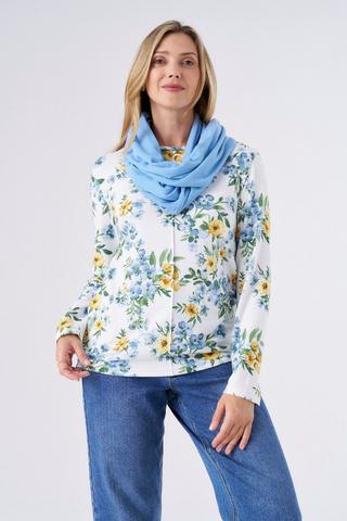 SNOOD TOP FLORAL