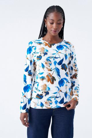 LONG SLEEVE PRINTED T-SHIRT