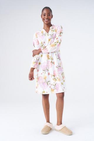 ROSE PRINT SLEEP DRESS