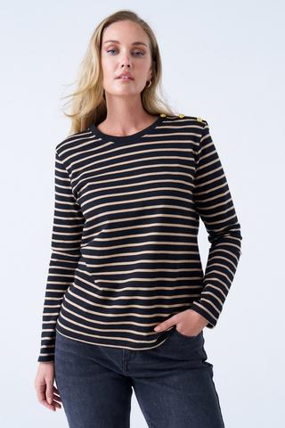 LONG SLEEVE STRIPE TEE
