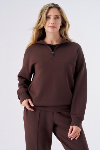 ULTRA SOFT TRACK TOP BROWN